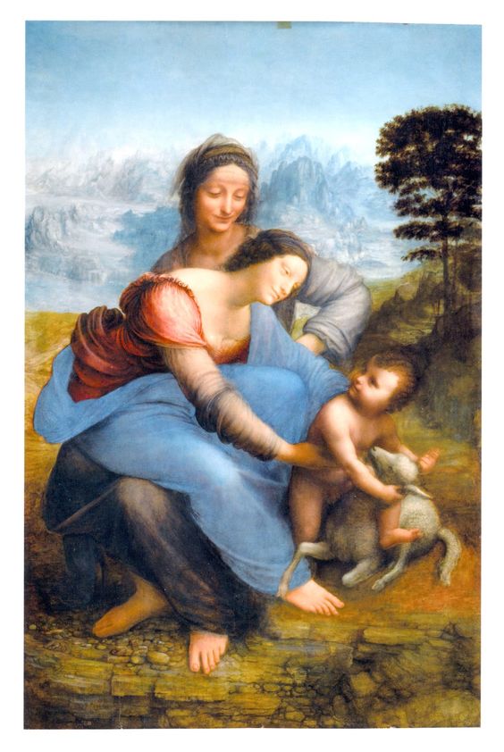 A Virgem e Menino com Santa Ana- Leonardo da Vinci