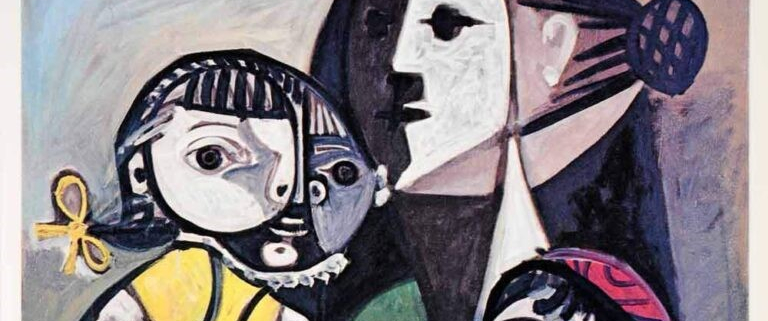 Mãe com crianças e laranjas”, Picasso, 1951